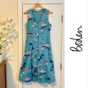 Boden cotton summer holiday sun dress